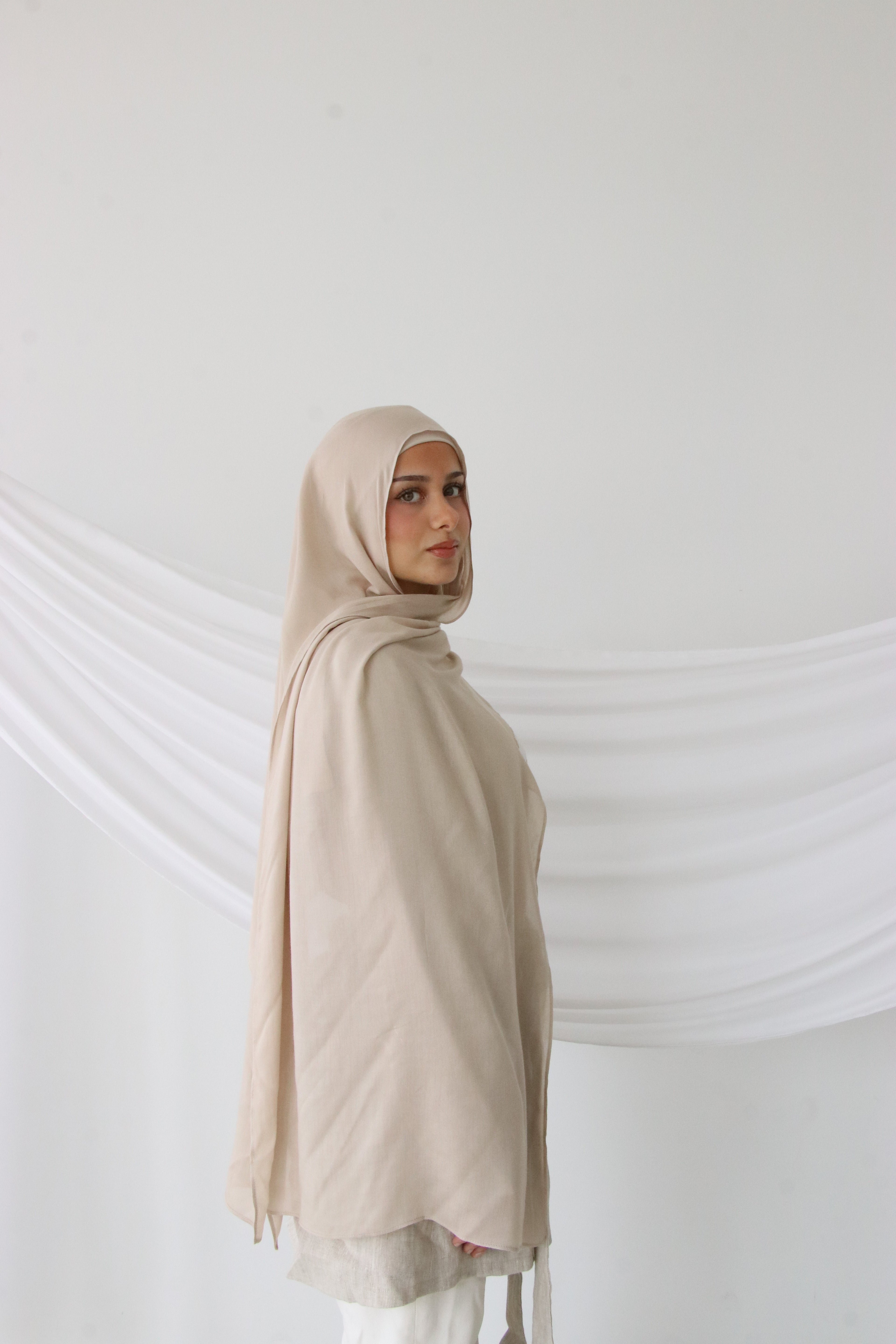 Almond Mini Hijab