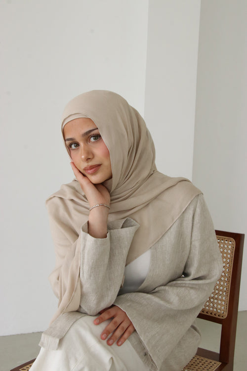 Almond Mini Hijab